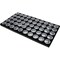 Black Jewelry Case (Removable Magnetic Lid) w/ Black Foam 50 Gem Jar Insert